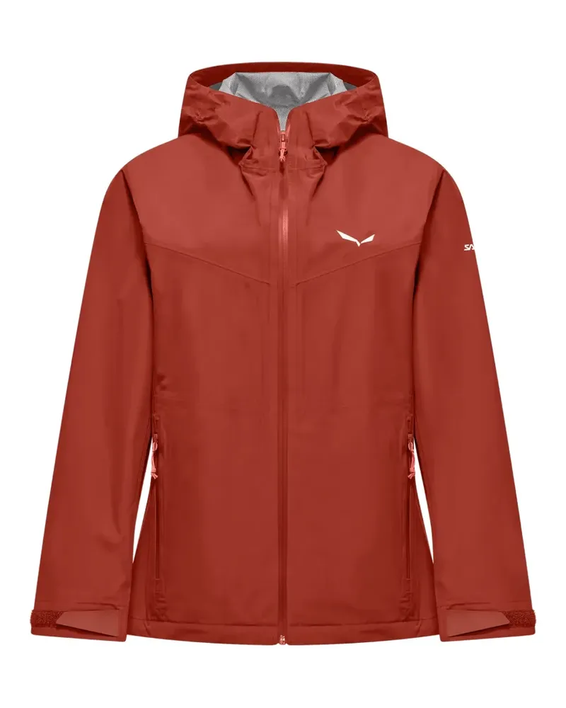Salewa Leichte Kapuzenjacke - Rot Rot