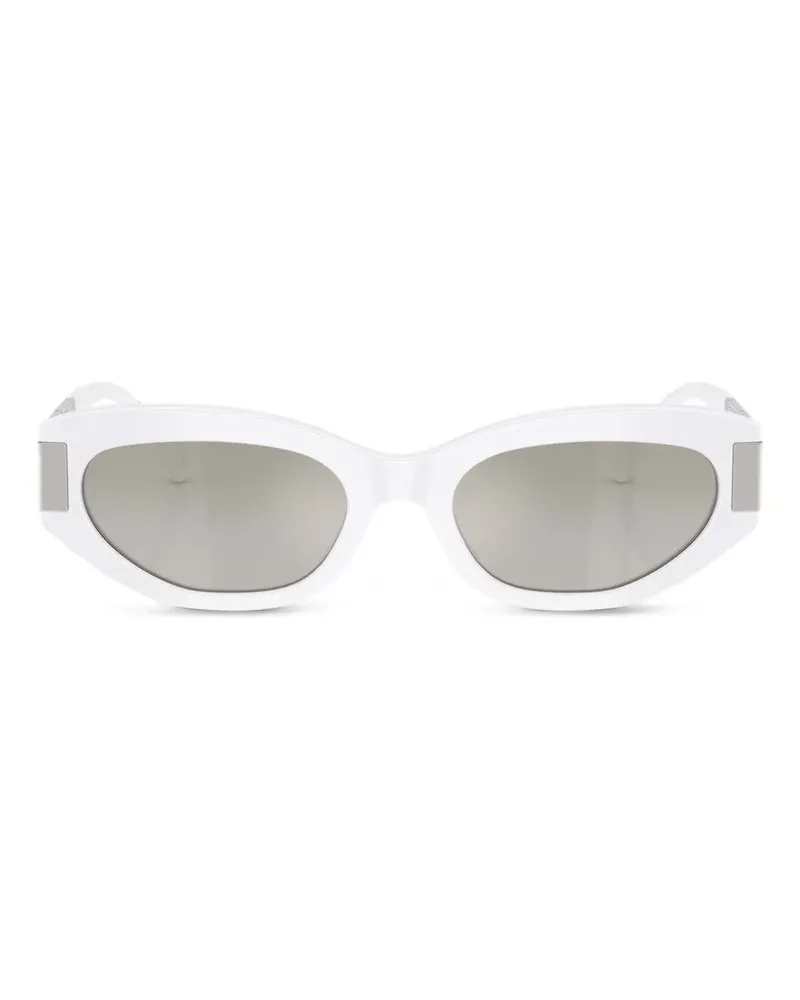 Versace Cat-Eye-Sonnenbrille - Weiß Weiß