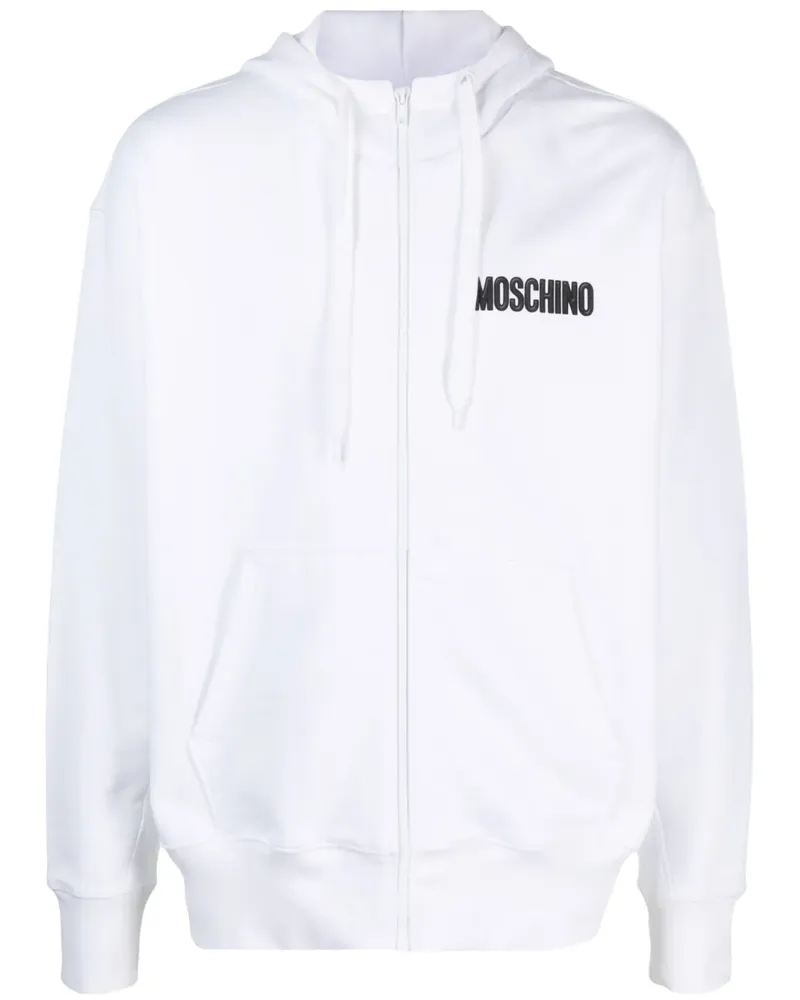 Moschino Hoodie mit Teddy-Print - Weiß Weiß