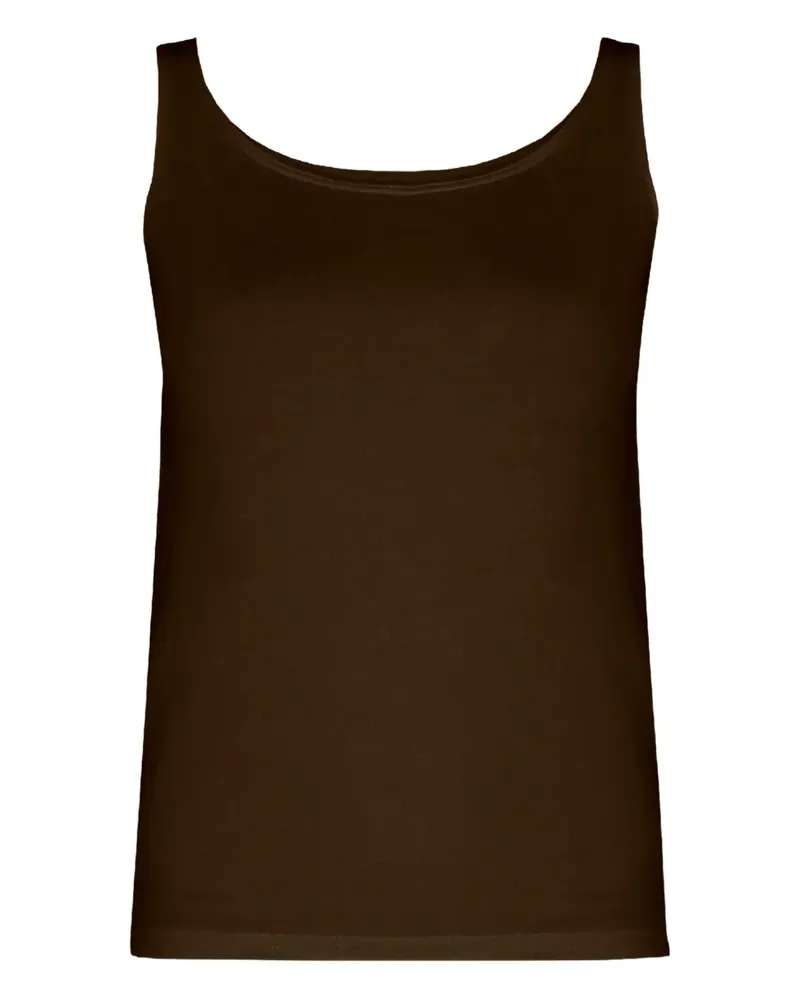 Wolford Top mit U-Ausschnitt - Braun Braun