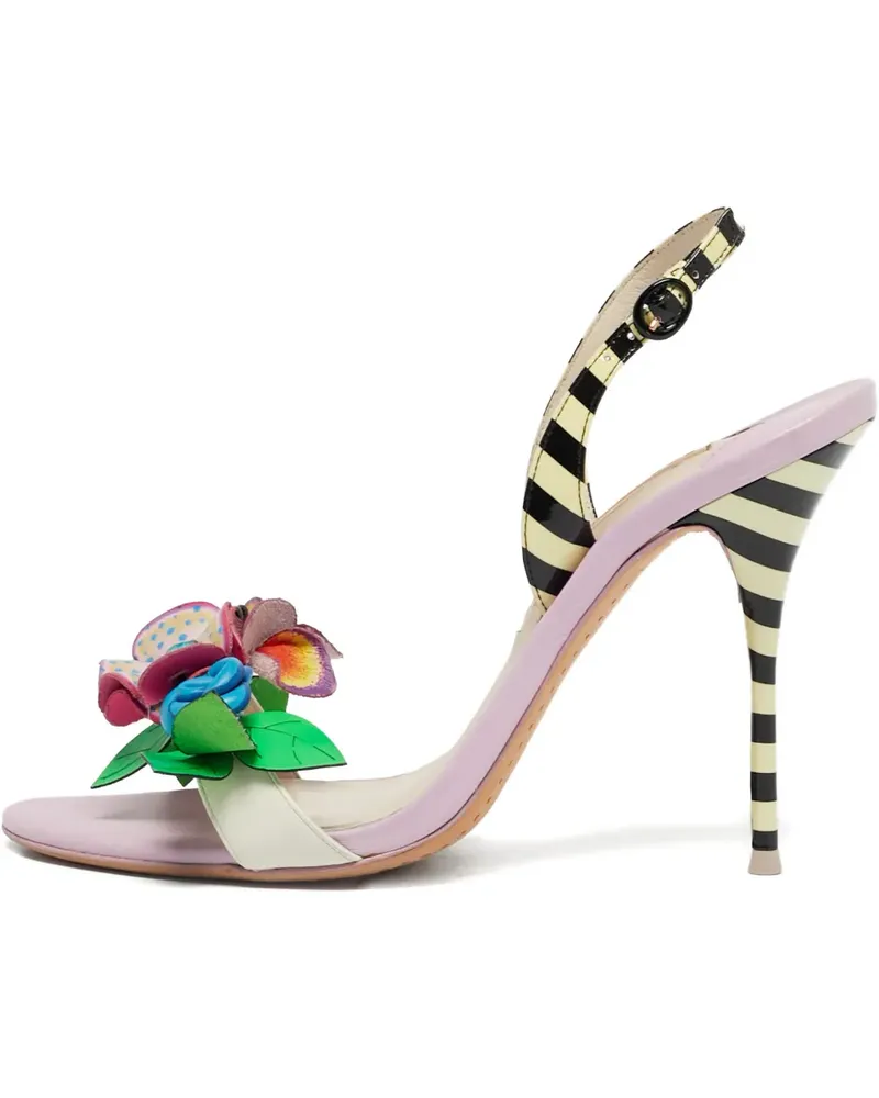 Sophia Webster Lilico flower-embellished sandals - Weiß Weiß