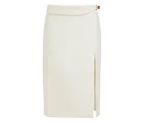 Bleistiftrock mit Schnalle - Nude