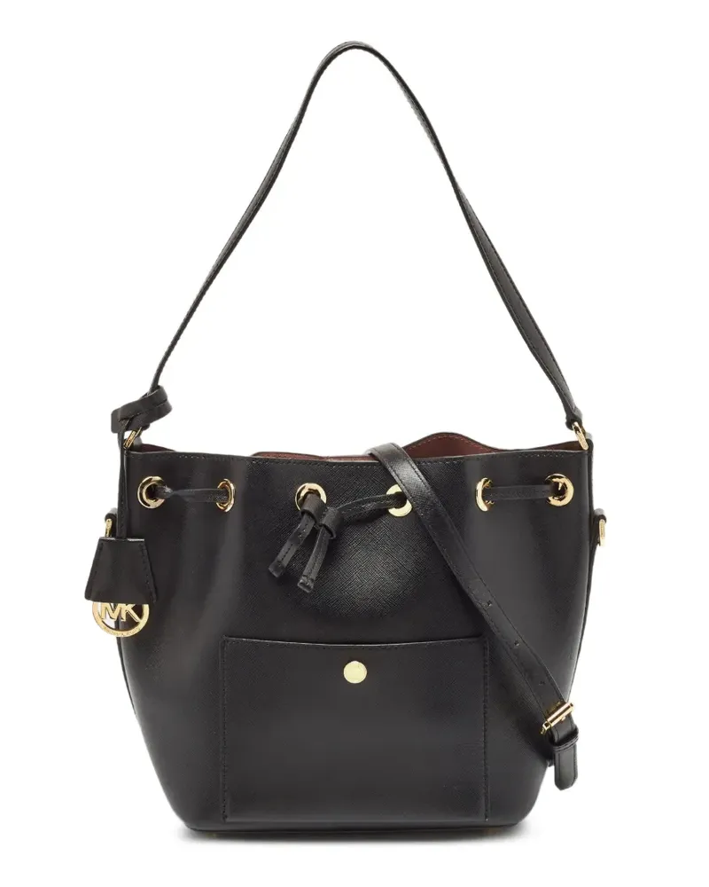 Michael Kors leather bucket bag - Schwarz Schwarz