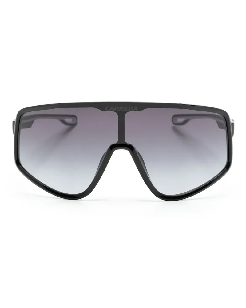 Carrera 4017S Sonnenbrille mit Shield-Gestell - Schwarz Schwarz