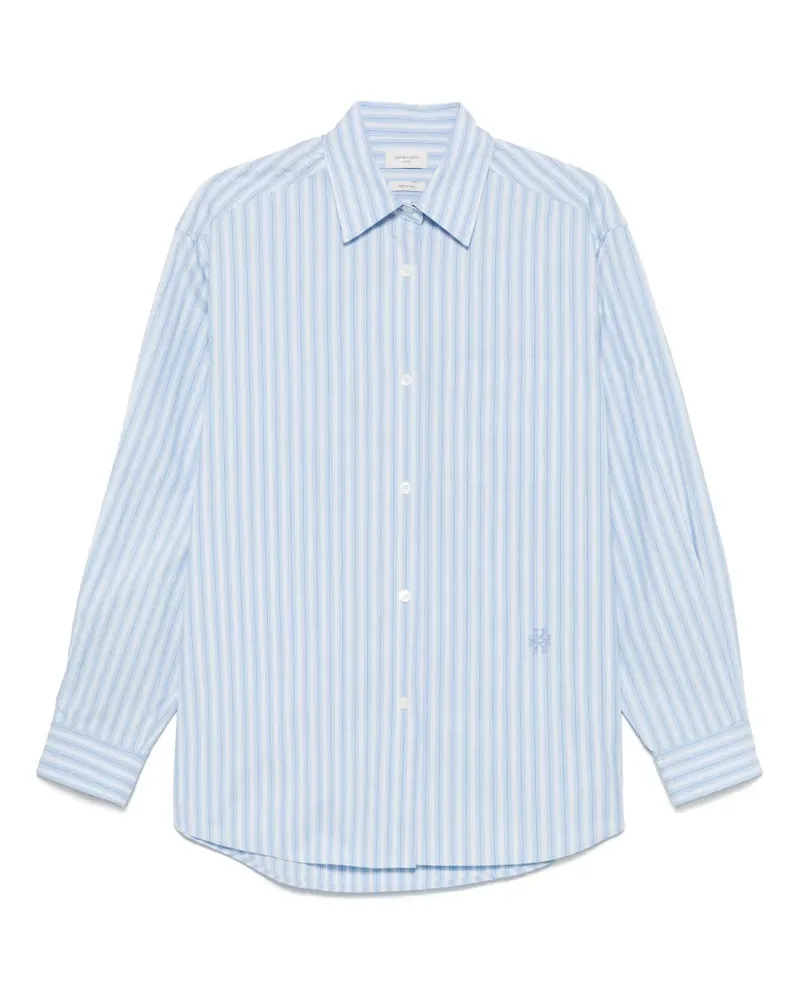 Jacob Cohën Gestreiftes Hemd - Blau Blau