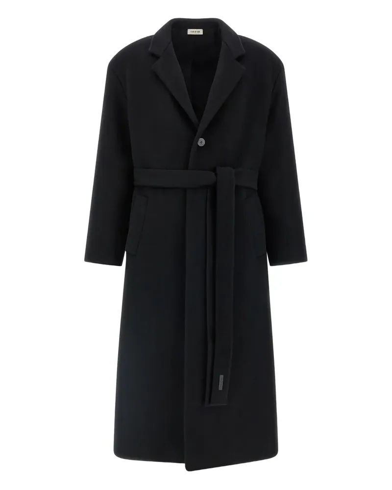 Fear of God Einreihiger Mantel - Schwarz Schwarz