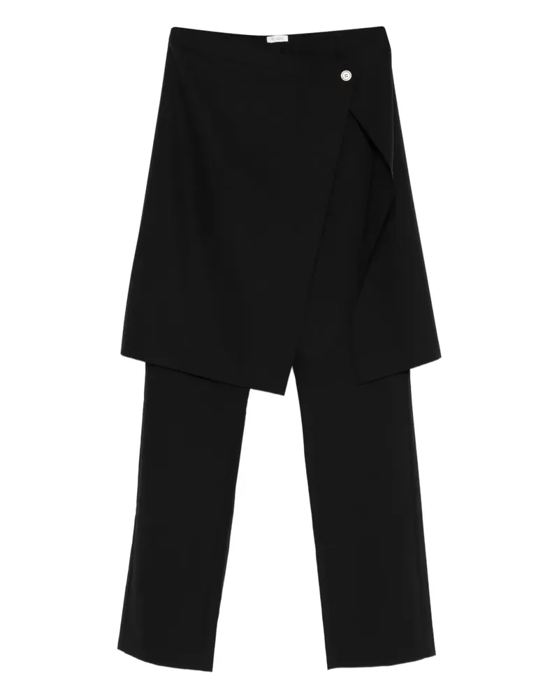 St. Agni Hose mit Gürtelschlaufen - Schwarz Schwarz