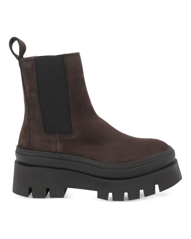 Copenhagen Chelsea-Boots mit Plateau - Braun Braun