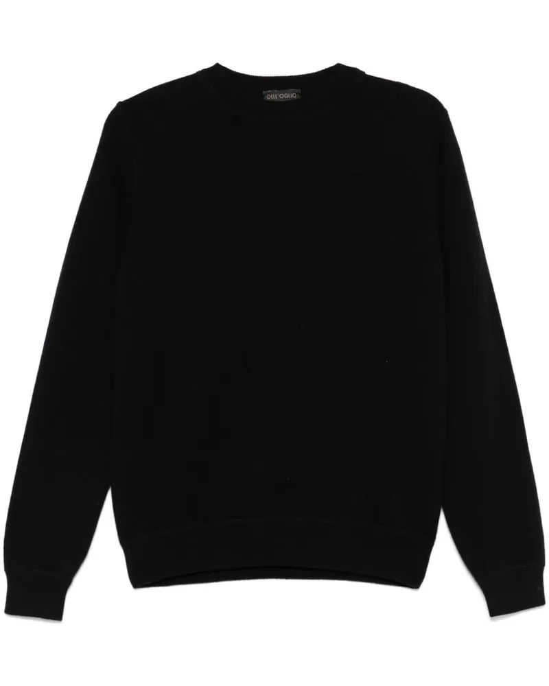 Dell'oglio Fein gestrickter Pullover - Schwarz Schwarz