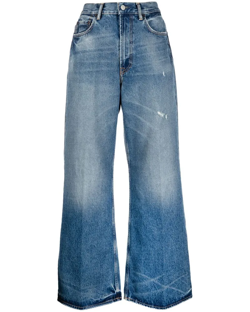 Acne Studios Jeans mit weitem Bein Blau