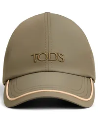 TOD'S Baseballkappe mit Logo-Stickerei Grün