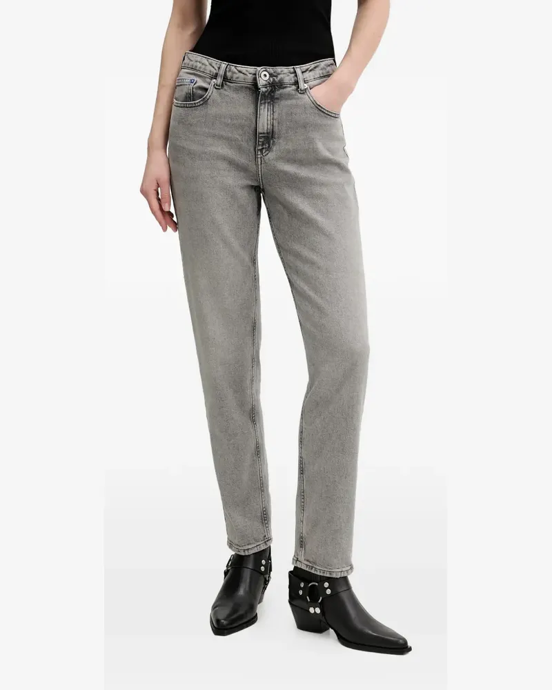 Karl Lagerfeld straight jeans - Grau Grau