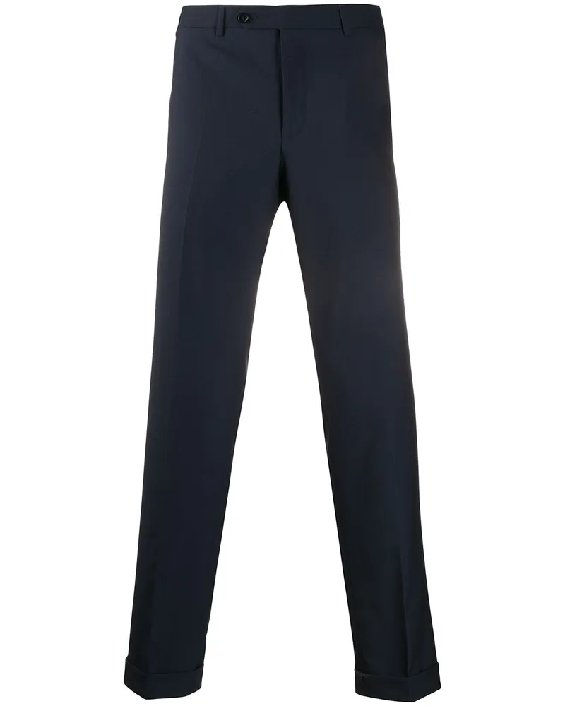 Canali Schmale Hose - Blau Blau