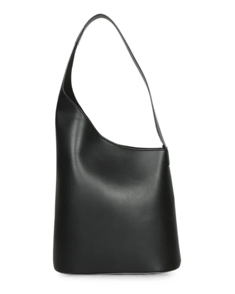 Aesther Ekme Asymmetrische Lune Schultertasche - Schwarz Schwarz