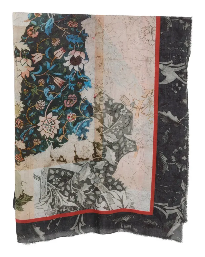 Faliero Sarti Schal mit Print - Braun Braun