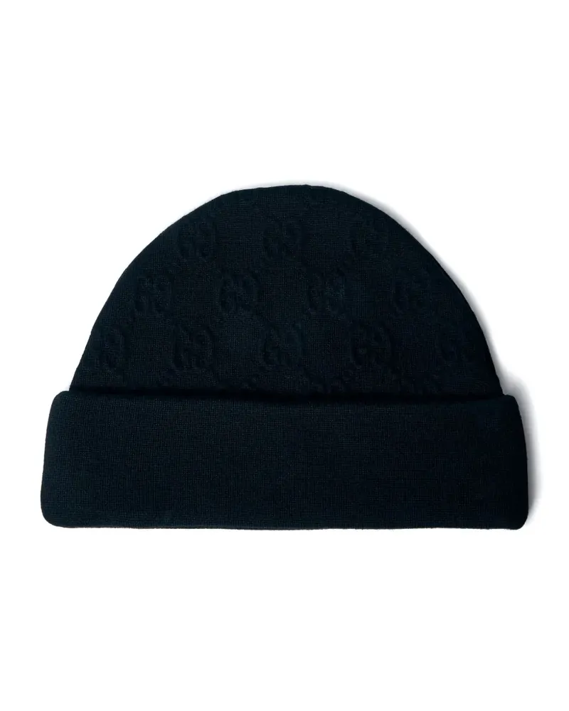 Gucci Beanie mit GG - Schwarz Schwarz