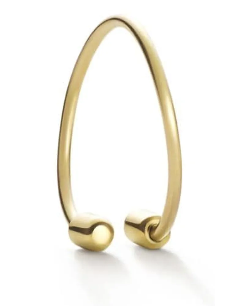 SHIHARA 18kt Twist Round 01 Gelbgoldohrring Gold