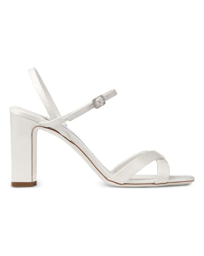 Jimmy Choo Elsy Sandalen mit Schnallenriemen - Weiß Weiß