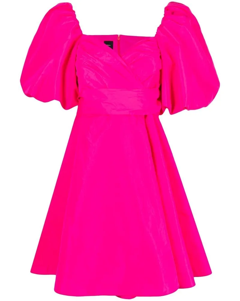 Pinko Ausgestelltes Kleid mit Puffärmeln - Rosa Rosa