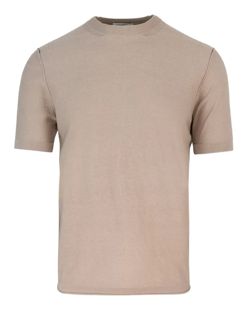 Paolo Pecora Milano T-Shirt aus Jersey - Nude Nude