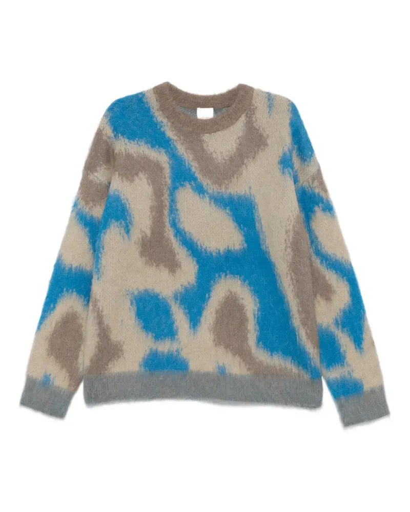 Calvin Klein Gemusterter Pullover - Braun Braun
