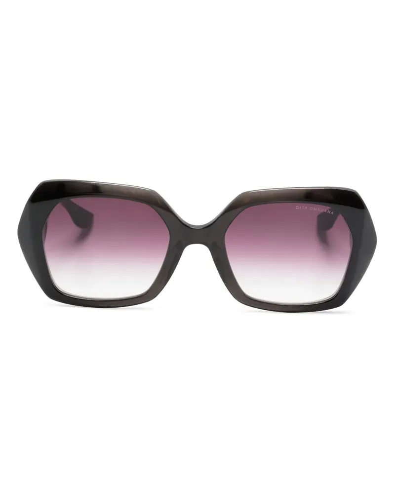 DITA Omsoana Sonnenbrille mit Oversized-Gestell - Schwarz Schwarz