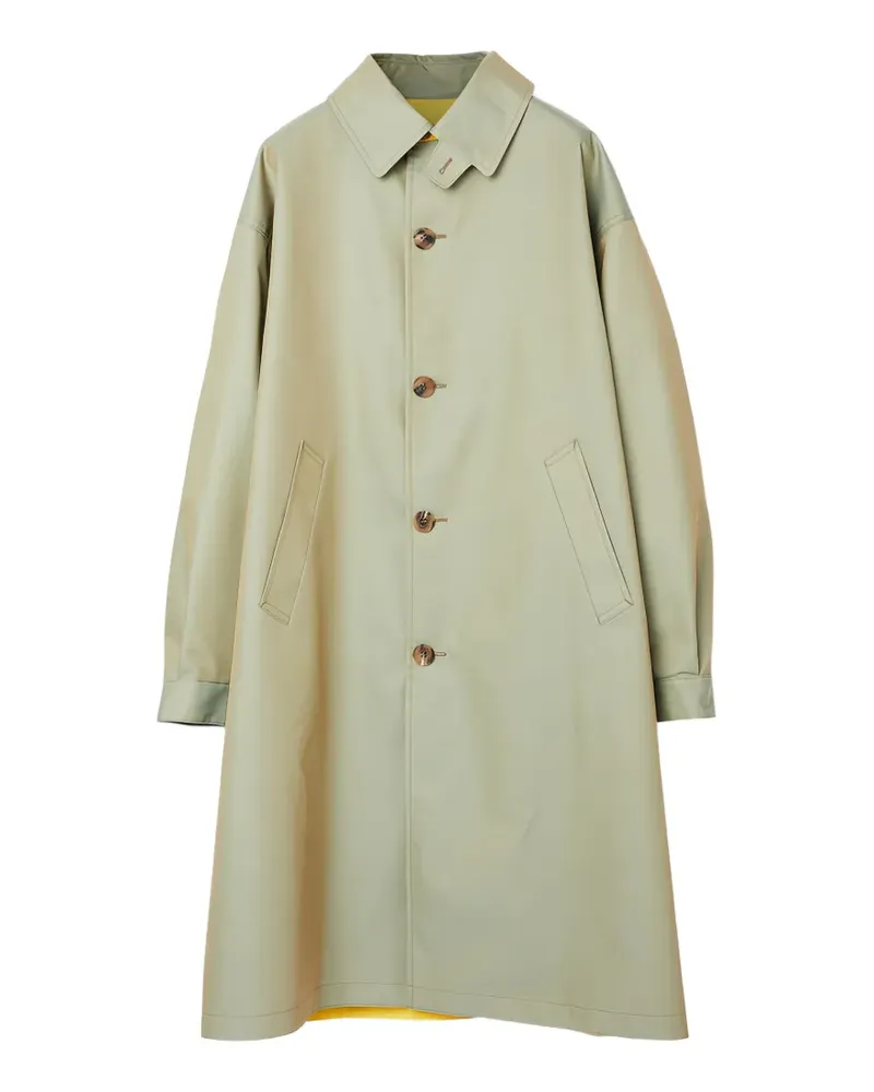 Comme des Garçons drop-shoulder trench coat - Grün Grün
