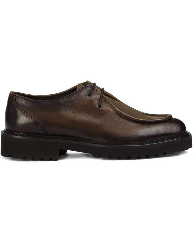 Doucal´s Schnürschuhe aus Leder - Braun Braun