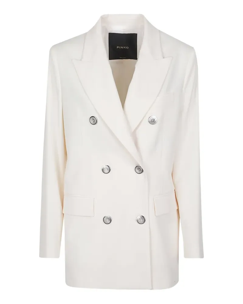 Pinko double-breasted blazer - Weiß Weiß