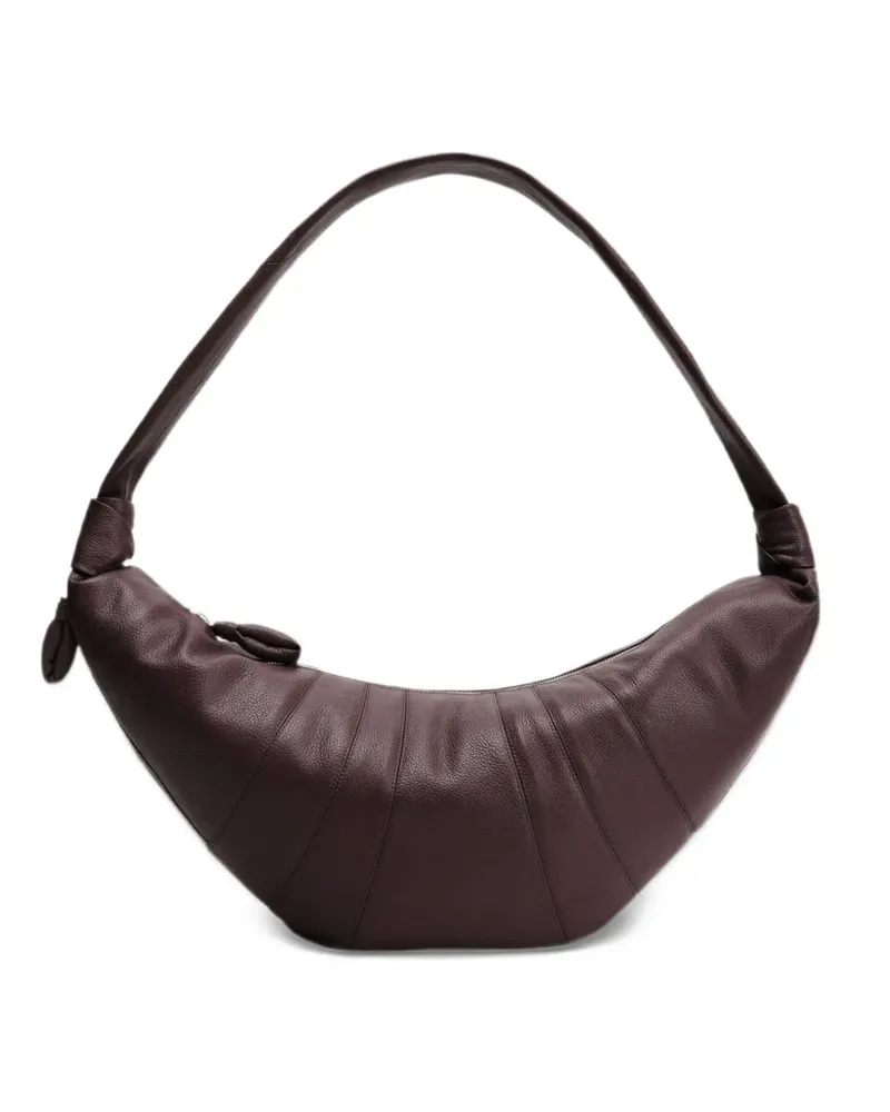 Christophe Lemaire Große Croissant Schultertasche - Braun Braun