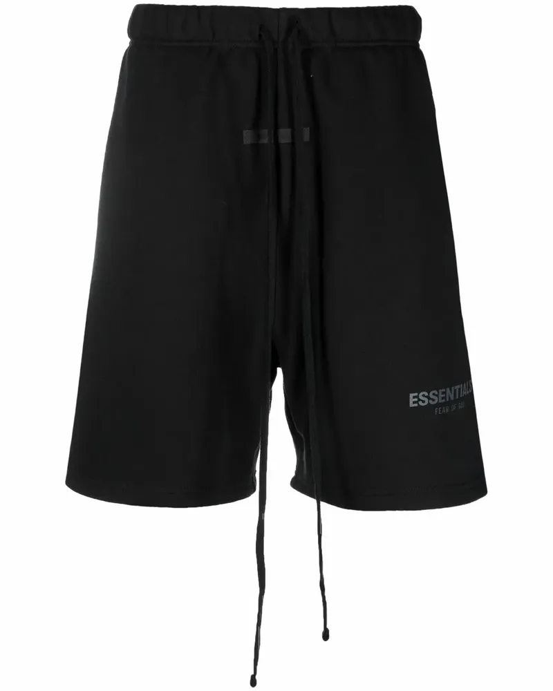 Fear of God Joggingshorts mit Logo-Print - Schwarz Schwarz