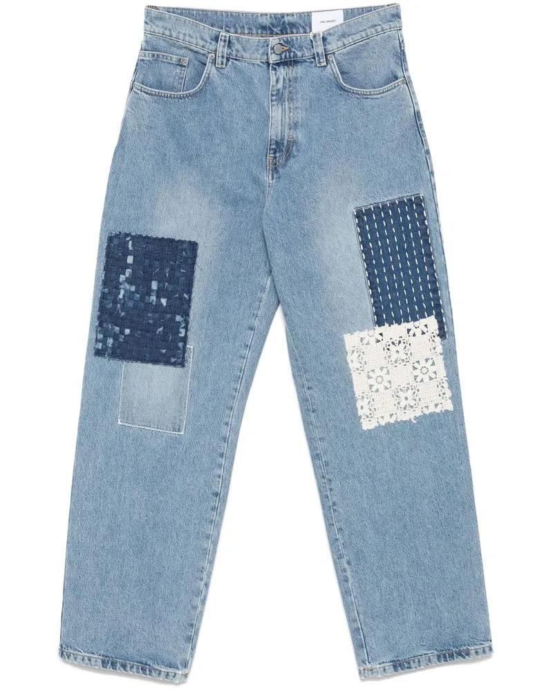 Axel Arigato Jeans im Patchwork-Look - Blau Blau