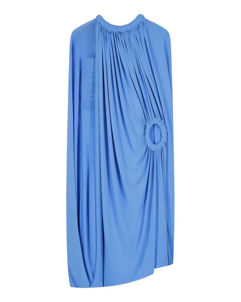 COPERNI draped cut-out asymmetric dress - Blau Blau