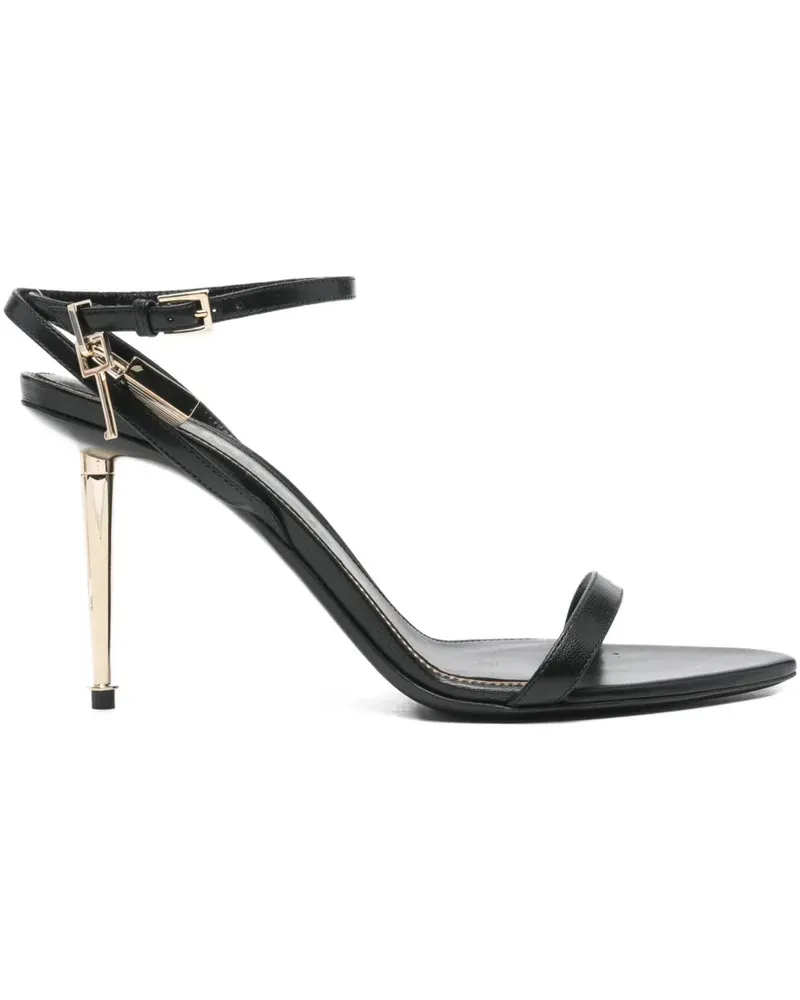 Tom Ford 105 padlock-detail leather sandals - Schwarz Schwarz