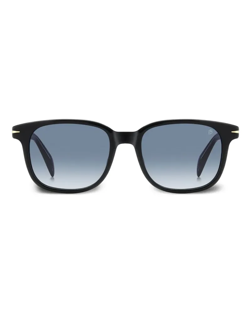 EYEWEAR by DAVID BECKHAM Eckige Sonnenbrille mit Farbverlauf - Schwarz Schwarz