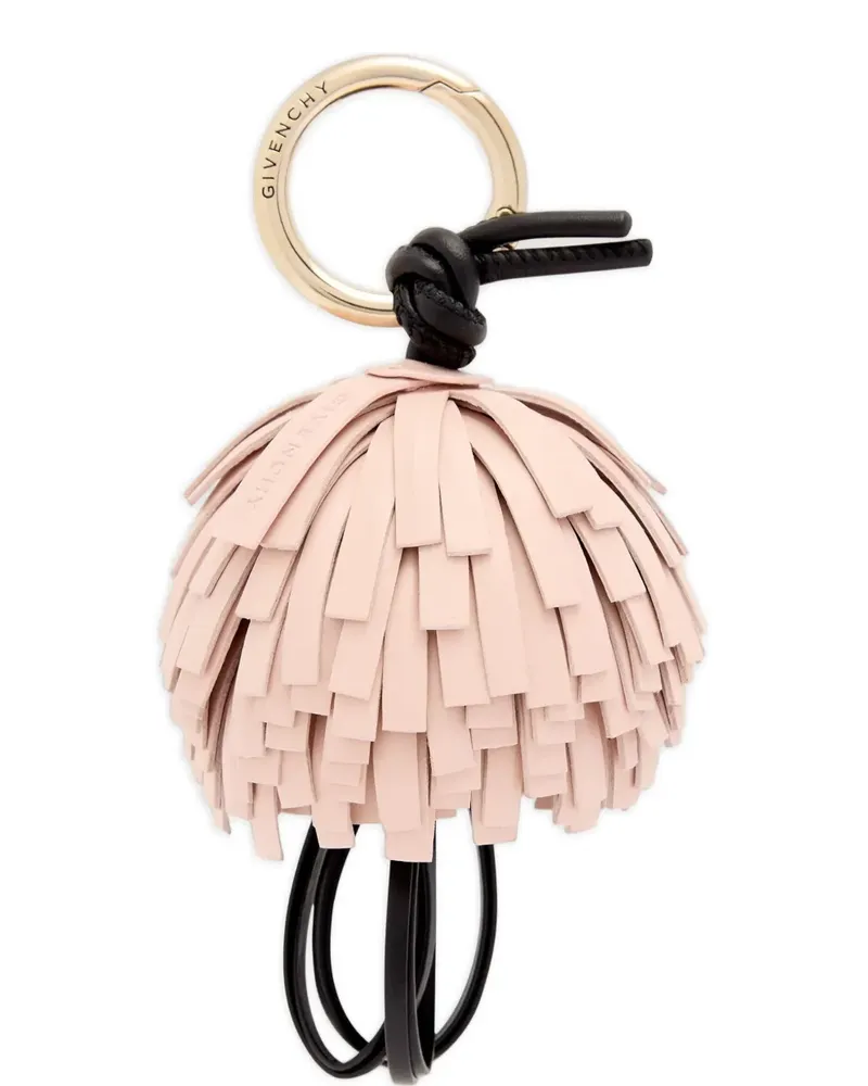 Givenchy Zweifarbiger Margeriten-Anhänger aus Nappaleder - Rosa Rosa