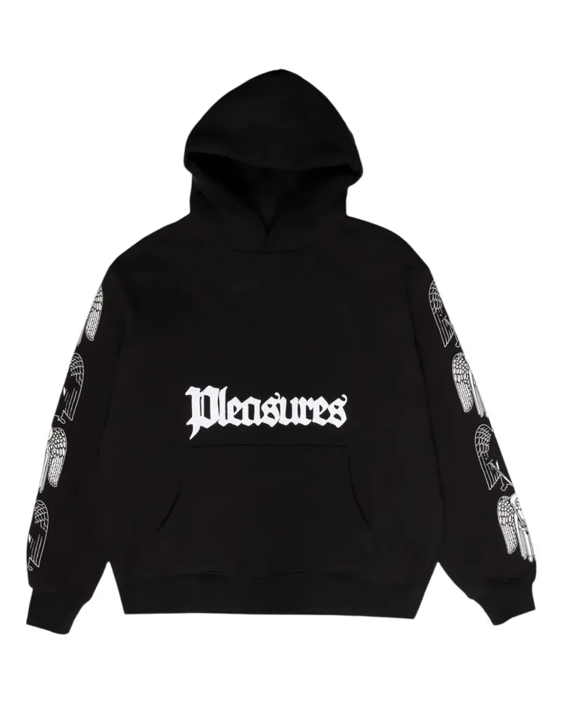 PLEASURES Angel Demon hoodie - Schwarz Schwarz