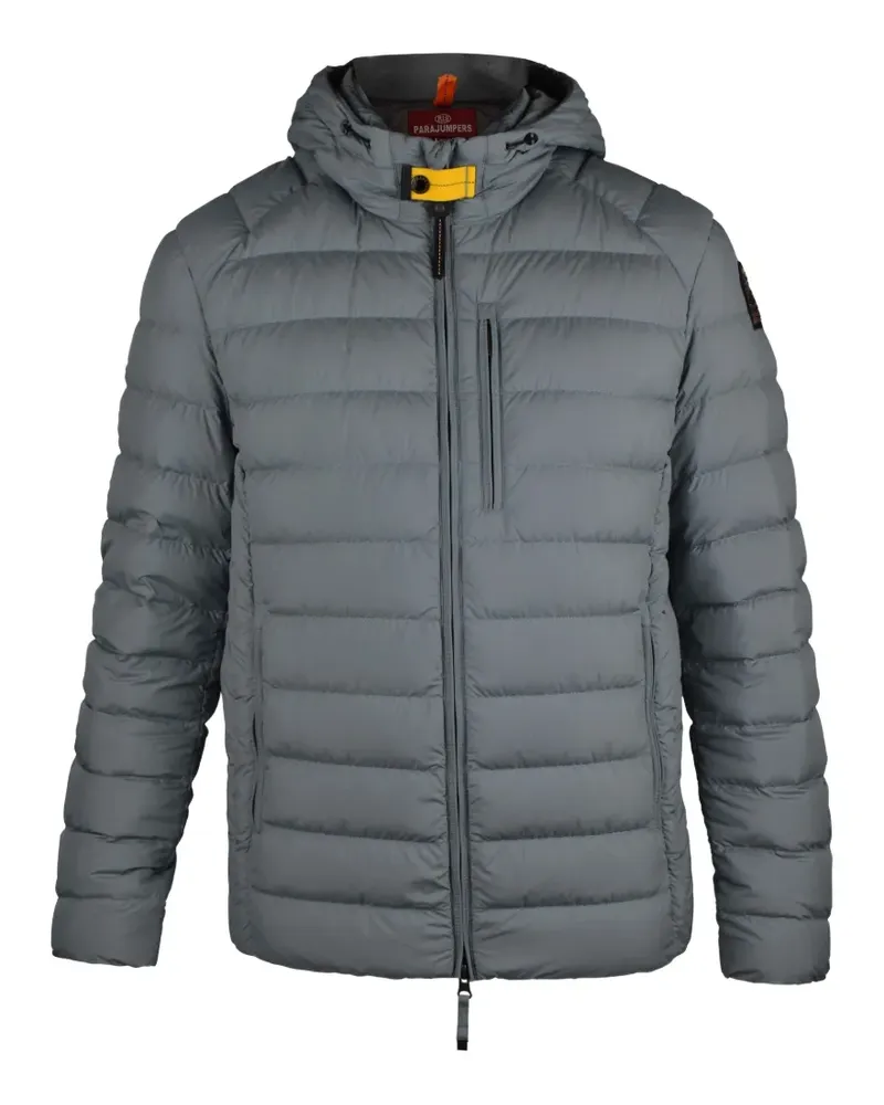 Parajumpers Gefütterte Kapuzenjacke mit Reißverschluss - Grau Grau