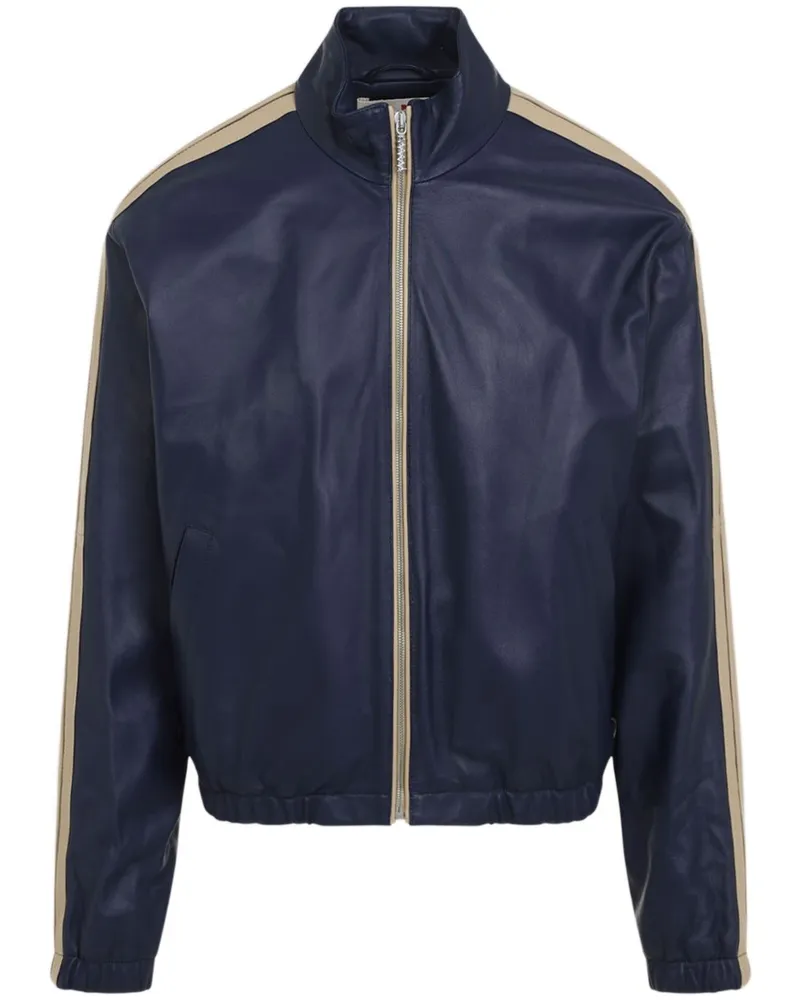Marni Bomberjacke mit Streifendetail - Blau Blau