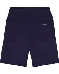 SPORTY & RICH Radlerhose mit Logo-Print Blau