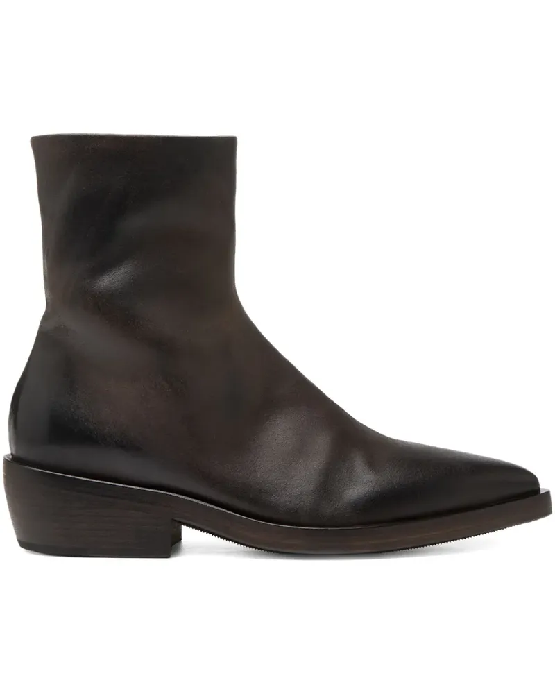Marsèll Coneros pointed boots - Braun Braun