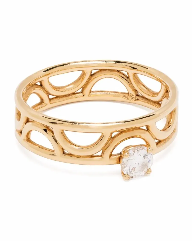 Loyal.e Paris Amour Perpétual Ring aus 18kt recyceltem Gelbgold mit Diamant Gold