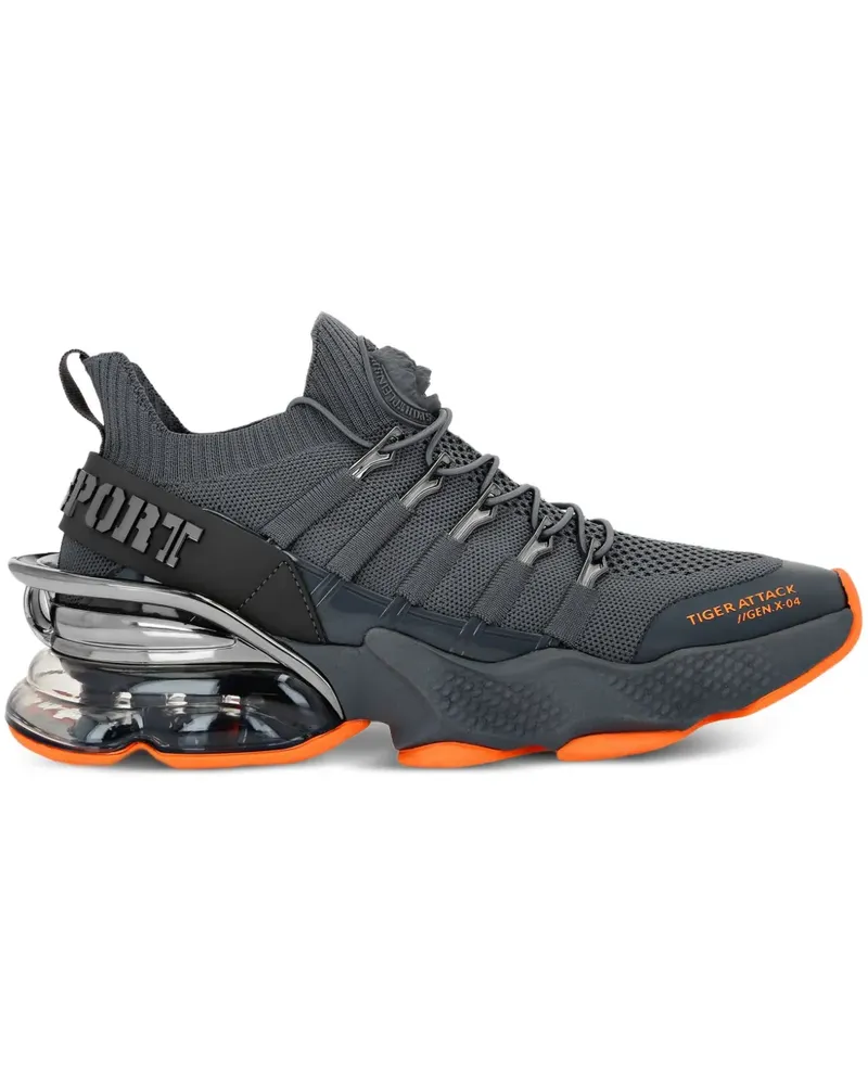 Philipp Plein Tiger Attack Gen.X.04 Sneakers - Grau Grau