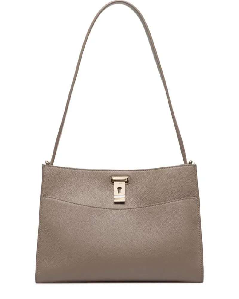 Bally Lock Me Schultertasche - Nude Nude