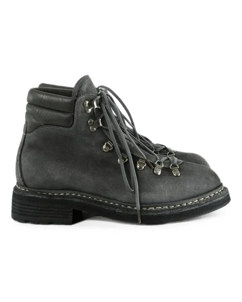GUIDI Hiking-Boots mit Schnürung - Grau Grau