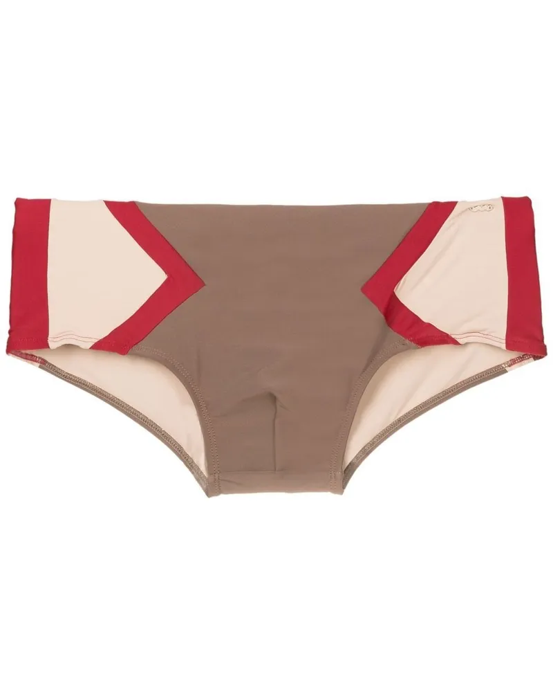 Amir Slama Badehose in Colour-Block-Optik - Mehrfarbig Mehrfarbig
