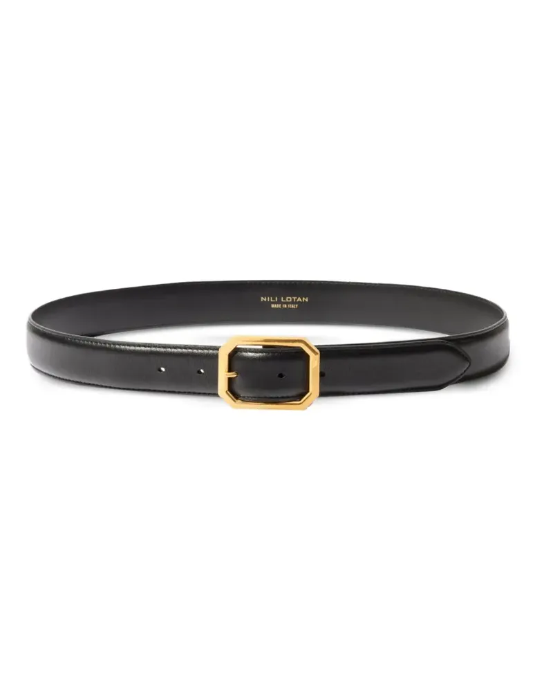 Nili Lotan Gürtel mit Schnalle - Schwarz Schwarz
