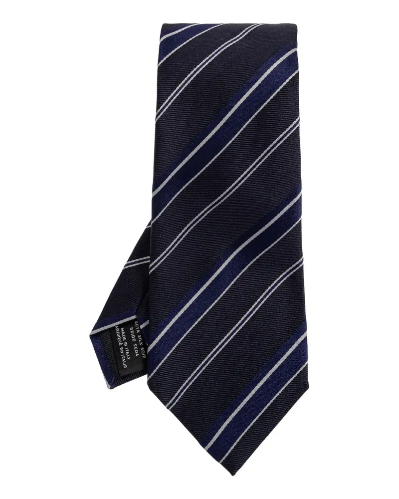 Tom Ford striped silk tie - Blau Blau