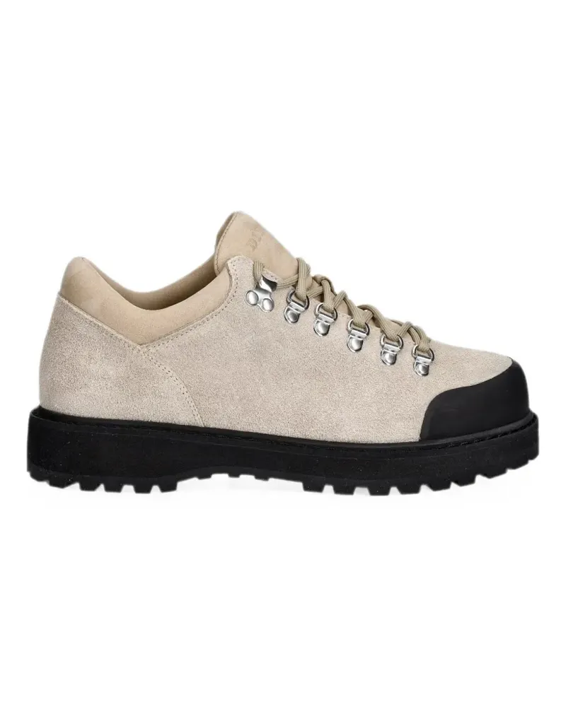 Diemme suede rubber-cap sneakers - Nude Nude