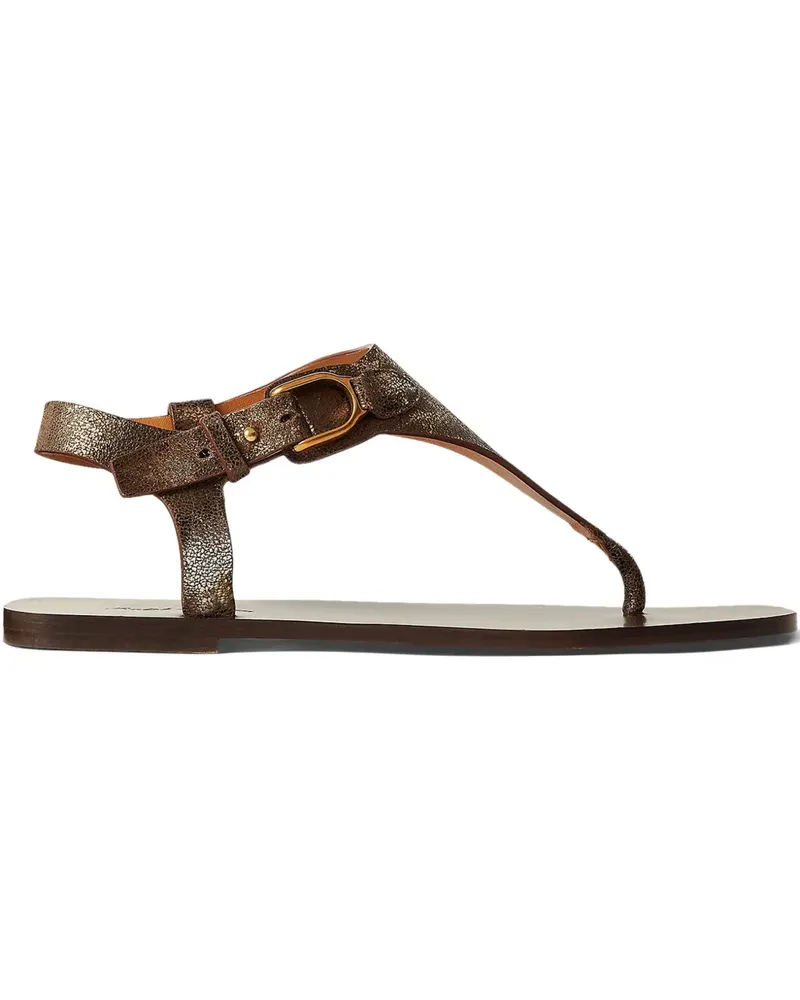 Ralph Lauren buckle strap sandals - Braun Braun